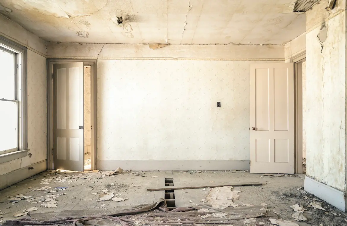 Waste disposal crew managing a cleanout project in Wood River